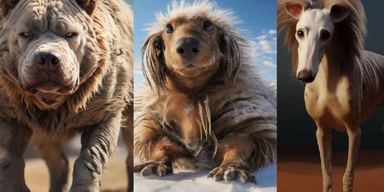 Cómo se transformarán nuestras mascotas dentro de un siglo según la IA