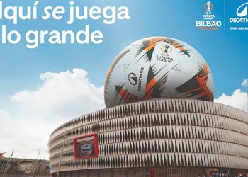 Decathlon suministra el balón oficial para la final de la UEFA en Bilbao