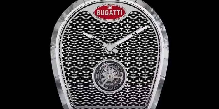 Bugatti, Jacob & Co. y Lalique presentan el reloj de mesa Calandre