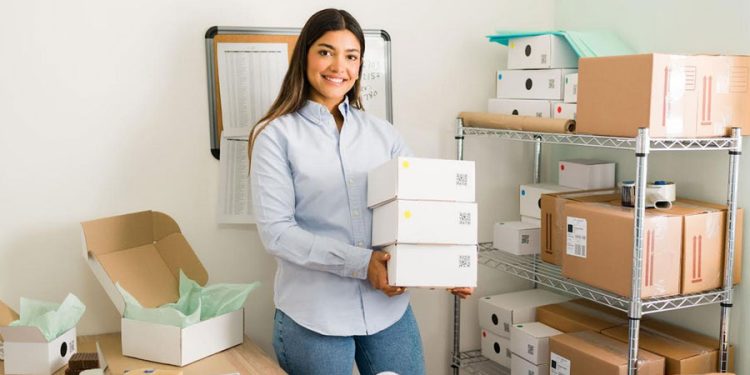 mujer emprendedora comercio digital