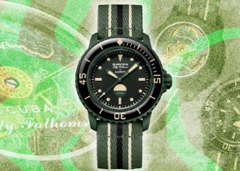 Blancpain x Swatch Green Abyss, el reloj para los amantes de las profundidades