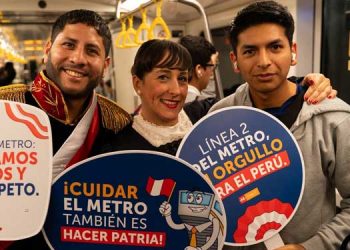 Metro Línea 2 celebra Fiestas Patrias