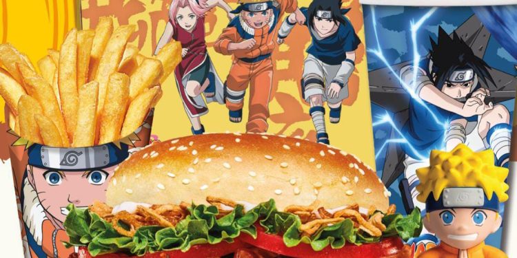 Naruto irrumpe en Burger King Colombia