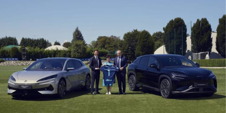 BYD Group es el socio automotriz global del Inter de Milán