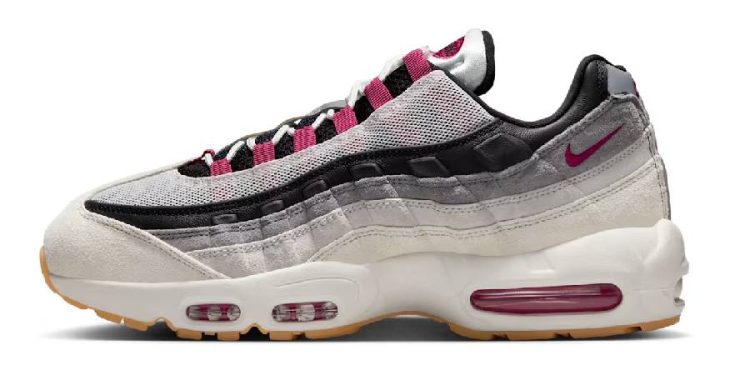 Nike SB Air Max 95 Summit White and Cactus Flower