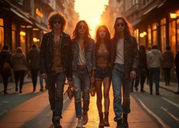 El rock refinado: rebeldía y lujo en una moda evolutiva