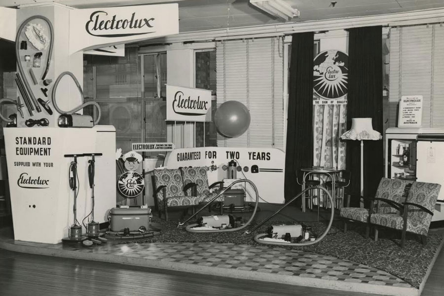 Exhibición Electrolux en Australia