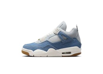 Air Jordan 4 para mujer Worn Blue