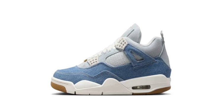 Air Jordan 4 para mujer Worn Blue