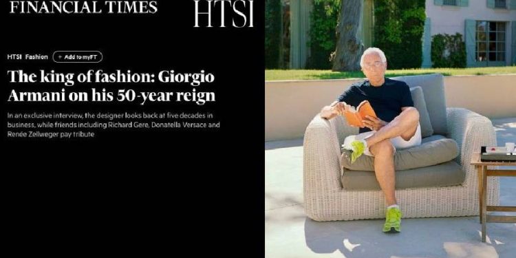 Armani sin Armani: ¿Qué dilemas enfrenta el icono de la moda?
