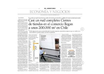 Casi un mall completo: ¿oportunidad o amenaza para el retail chileno?