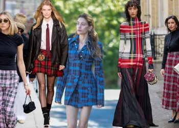 Estampados de cuadros para otoño 2025