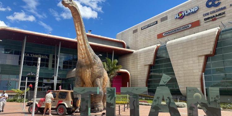 Tierra de Titanosaurios, la experiencia prehistórica que transforma a Titán Plaza