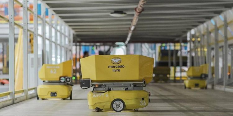 MercadoLibre revoluciona su logística en Brasil con robots inteligentes
