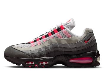 Las Air Max 95 Medium Ash and Solar Red el modelo más icónicos de Nike
