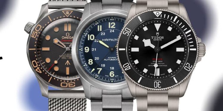 Los mejores relojes de titanio de Omega, Tissot, Hamilton