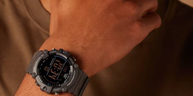 Reloj Casio AE-1500WH: estilo Garmin para la moda masculina