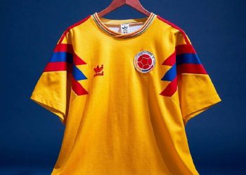 Adidas lanzará la reedición de la camiseta de Colombia para la Copa del Mundo de 1990