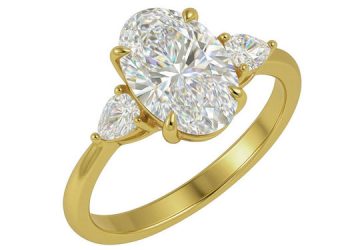 Anillos de compromiso ovalados