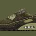 Más allá de su apariencia las Air Max 90 Skunk mantienen la estructura técnica