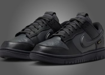Las zapatillas que desafían el clima: Nike Dunk Low GTX en total negro