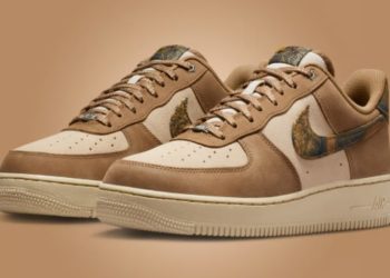 Diseño natural y urbano: así son las Nike Air Force 1 “Realtree Rattan”