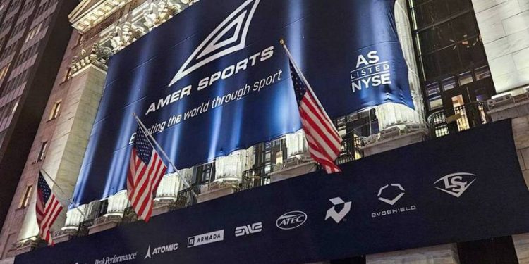 Amer Sports alcanza nuevo máximo: ventas y beneficios en un trimestre récord