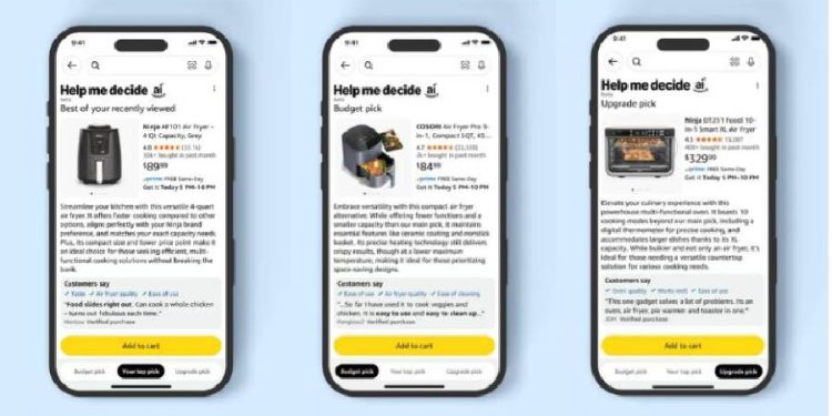 "Help me decide": La IA de Amazon y la nueva era del E-commerce