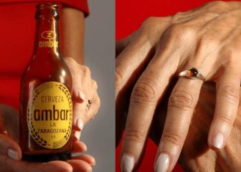 Un siglo de brillo sostenible: Ambar transforma una botella histórica en joyas solidarias
