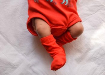moda infantil ropa de bebe roja