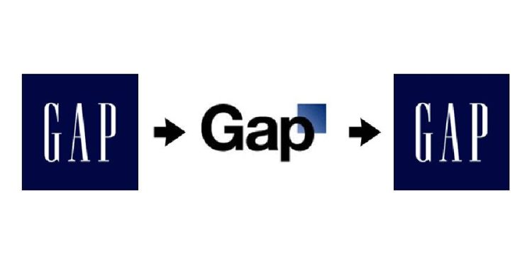 GAP: el rebranding que duró una semana