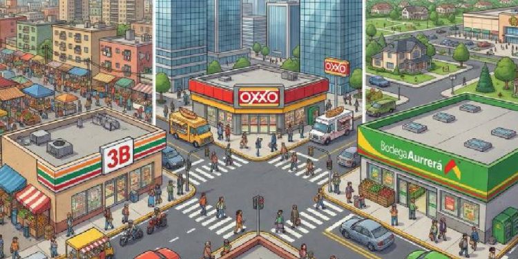 La batalla del retail mexicano: OXXO, 3B y aurrerá, la guerra silenciosa por tu hábito de compra