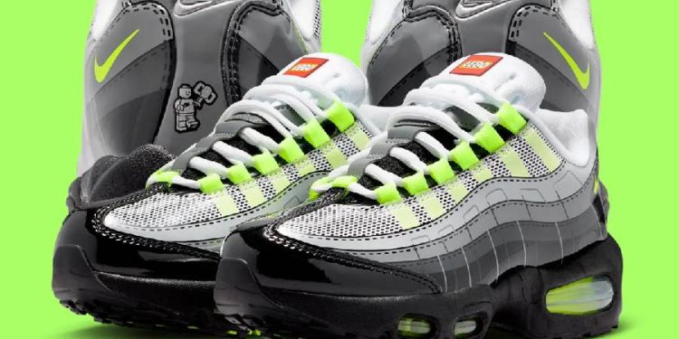 Neon LEGO x Nike Air Max 95: nostalgia que deslumbra