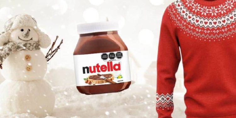 Nutella lanza suéteres navideños reversibles en edición limitada