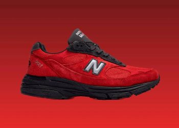 Rojo vivo: las New Balance 993 iluminan looks oscuros