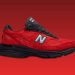 Rojo vivo: las New Balance 993 iluminan looks oscuros