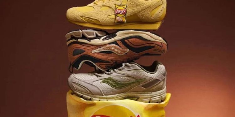 Saucony x Lay’s: sneakers comestibles que redefinen la moda urbana