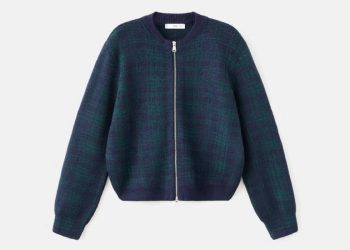Cárdigan con cremallera: la prenda que reinventa el invierno