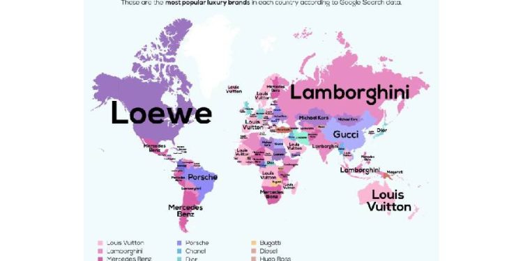 El nuevo mapa del deseo: ¿Quién domina el lujo global?