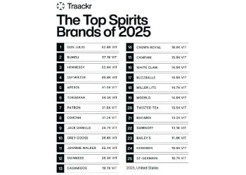 Ranking 2025: Cómo las marcas de alcohol ganan la influencia