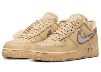 La llegada de los Virgil Abloh x Nike Air Force 1 «Sesame» revoluciona el mercado deportivo