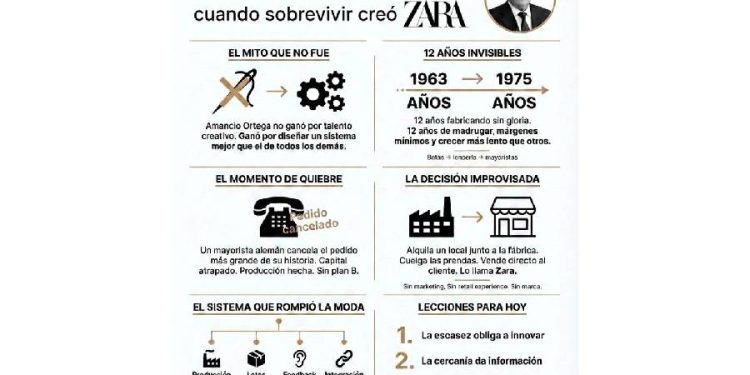 El día que un pedido cancelado creó el imperio de Zara hoy