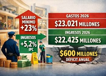 El desafío financiero de los centros comerciales ante el salario 2026