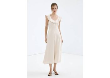 El vestido de lino de Mango que mejor sienta a las bajitas