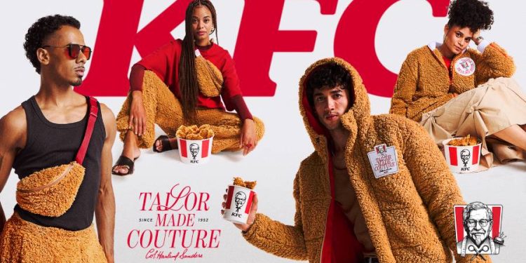 KFC Brasil: La moda que imita el crujiente de su pollo frito