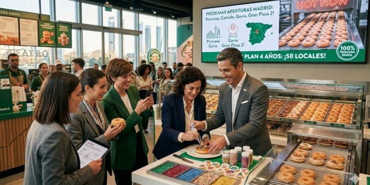 Krispy Kreme conquista Madrid: 4 aperturas y plan de expansión