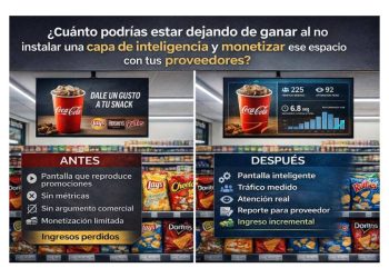 Pantallas inteligentes: El salto al retail media real