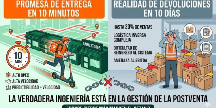 Quick Commerce: El abismo oculto de la logística inversa