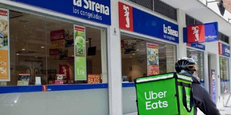La Sirena y Uber Eats