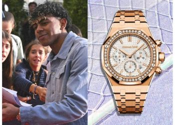 Lamine Yamal deslumbra en los Premios Laureus con un exclusivo reloj